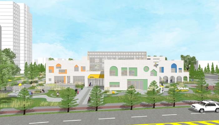 의정부시, 고산 아이돌봄시설 클러스터 시범사업 공사 2월  착공 예정 기사 이미지