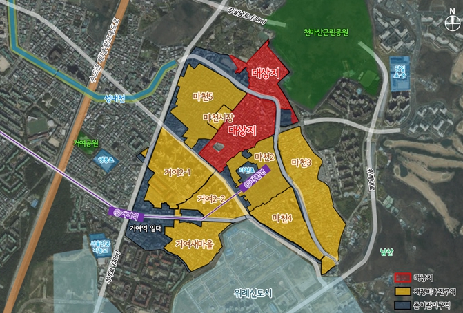 서울시, 마천1구역 재정비촉진계획 변경(안) 가결 기사 이미지